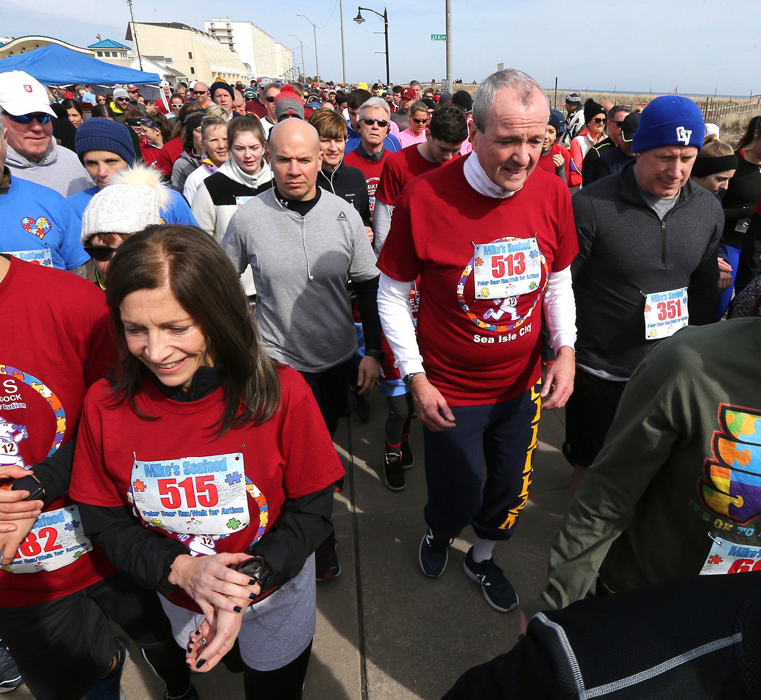 NJ Gov Murphy Autism Run